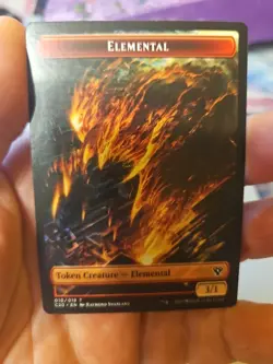 MTG - Commander 2020 - Kraken Elemental (010) Double-Sided Token - NM - NF - Image 2