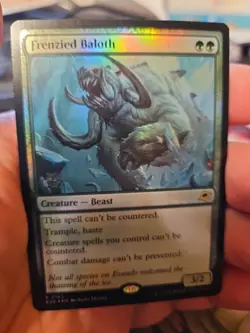 MTG - Edge of Eternites - Frenzied Baloth - Prerelease Promo - NM - Foil - Image 1