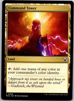 Magic the Gathering Command Tower March of the Machine Commander MTG - Image 1