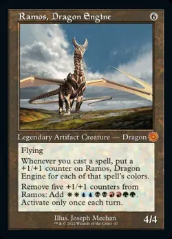 1x Ramos, Dragon Engine - Retro Frame NM Eng MTG - Brother's War - Image 1