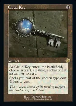 1x Cloud Key - Retro Frame NM Eng MTG - Brother's War - Image 1
