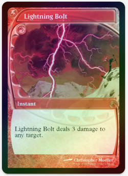 1 x Lightning Bolt - MagicFest 2025- LP - FOIL - MTG - Image 1