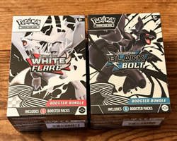 Pokemon Black Bolt & White Flare Booster Bundle Set of 2 Sealed Free Shipping - Image 1