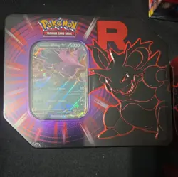Pokemon - Destined Rivals - Team Rocket Tin (x6) - New/Sealed w/checklane packs - Image 2