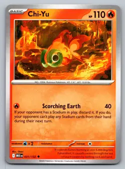 Pokemon TCG ME01: Mega Evolution Chi-Yu 031/132 - Image 1