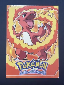 1999 Vintage Topps Pokemon #05 Charmeleon Movie Edition Black Label - Image 1