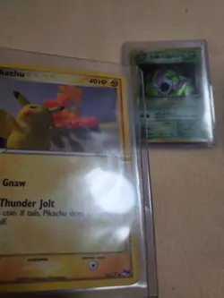 DAMAGED Pokemon 2005 Pikachu 16/17 Common Pop Series 2 - Image 3