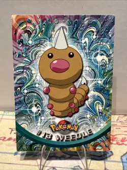 Weedle #13 Pokemon 1999 Topps TV Animation Edition Series - Image 1