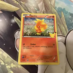 Pokemon TCG - Torchic - McDonald's 25th Anniversary Celebration 11/25 Holo 2021 - Image 3