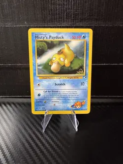 Misty's Psyduck [W Stamped] 054/132 Wotc Promo Regular Pokemon TCG Vintage - Image 1
