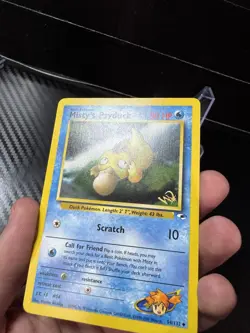 Misty's Psyduck [W Stamped] 054/132 Wotc Promo Regular Pokemon TCG Vintage - Image 3