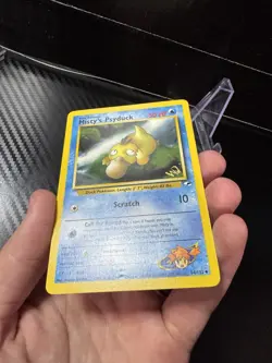 Misty's Psyduck [W Stamped] 054/132 Wotc Promo Regular Pokemon TCG Vintage - Image 4