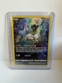 Pokemon Mew TCG Ultra Rare Full Art Galarian Gallery Crown Zenith GG10/GG70 - Image 1