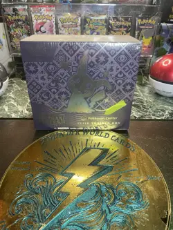 POKEMON: PALDEAN FATES POKEMON CENTER ELITE TRAINER BOX) FACTORY SEALED IN HAND - Image 1