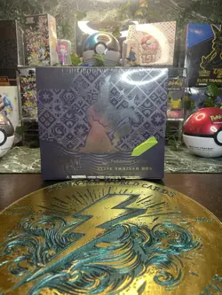 POKEMON: PALDEAN FATES POKEMON CENTER ELITE TRAINER BOX) FACTORY SEALED IN HAND - Image 2