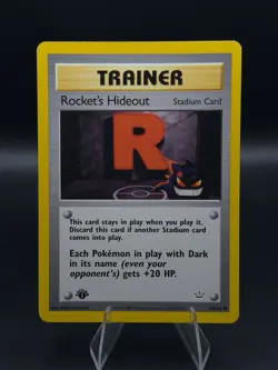 Pokemon Rocket's Hideout - 63/64 1st Edition Neo Revelation - Trainer Stadium - Image 1