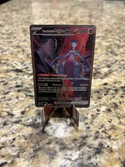 Pokemon TCG Team Rockets Mewtwo EX Special Illustration Destined Rivals - Image 1