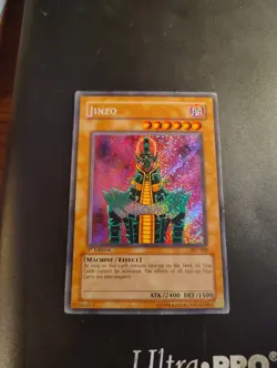 Yu-Gi-Oh! Card Jinzo PSV-000 Pharaoh's Servant 1st Edition Heavily Played - Image 1