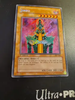 Yu-Gi-Oh! Card Jinzo PSV-000 Pharaoh's Servant 1st Edition Heavily Played - Image 2