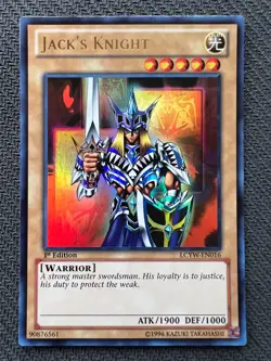 Yugioh Jack's Knight 1st Edition Ultra Rare LCYW-EN016 NM - Image 1
