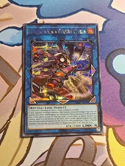 YUGIOH RAGNARAIKA CHAIN COILS ASIAN ENGLISH EDITION LEDE-AE049 SECRET RARE - Image 1