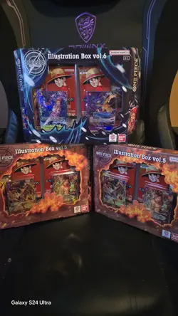 3 In Total ~ One Piece 13 OP-13 Illustration Box (IB-05) Vol.5 ×2 and Vol.6 ×1 - Image 1