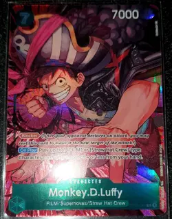 One Piece Monkey.D.Luffy (041) (Alternate Art) - Paramount War (OP02) - Mint - Image 1