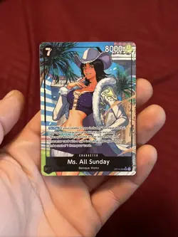 One Piece TCG - Ms. All Sunday - (Alternate Art) OP14-084 - English - Image 1