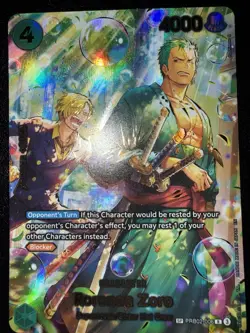 Roronoa Zoro - PRB02-006 (SP) PRB02-006 The Azure Sea's Seven Foil - Image 1