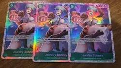 One Piece TCG English OP07-026 3x Jewelry Bonney SR Foil - Image 1