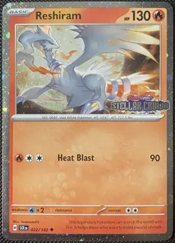 Reshiram (Stellar Crown Stamped) 022/142 Miscellaneous Cards - Pokemon - Image 1