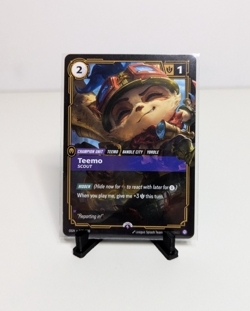 League of Legends Riftbound Teemo Promo Card 197/298 EN 2025 Near Mint - Image 1