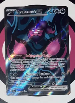 Pecharunt EX Ultra Rare SV: Shrouded Fable 085/064 Pokemon Card NM - Image 1