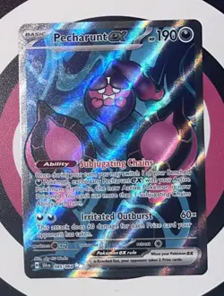 Pecharunt EX Ultra Rare SV: Shrouded Fable 085/064 Pokemon Card NM - Image 2