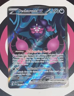 Pecharunt EX Ultra Rare SV: Shrouded Fable 085/064 Pokemon Card NM - Image 3