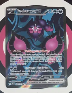 Pecharunt EX Ultra Rare SV: Shrouded Fable 085/064 Pokemon Card NM - Image 4