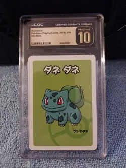 Bulbasaur Pokemon Playing Cards 2019 Japanese Old Maid Pristine 10 - Image 1