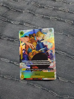 Sanji ST29-004 Parallel Starter Deck Promo One Piece Card English FAST Ship - Image 1