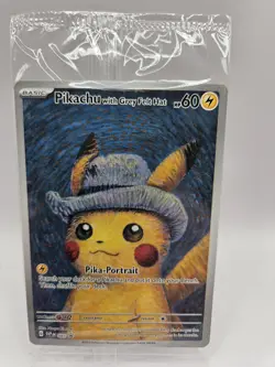 Pikachu with Grey Felt Hat 085 Sv: Scarlet & Violet Promo Cards Van Gogh - Image 1