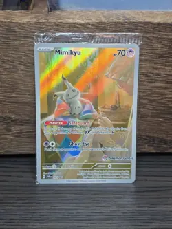 #5 Mimikyu 075 Pokemon Center Black Star Promo SEALED Stamped Pokemon Card TCG - Image 1