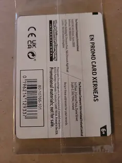Xerneas 064/132 SEALED Pokemon Mega Evolution Stamped Promo Best Buy Holo Card - Image 4