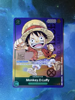 Monkey.D.Luffy (037) (1st Anniversary Tournament) P-037 One Piece Promo Cards - Image 1