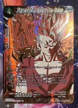 Dragon Ball Super Card Dependable Brother Son Gohan #BT7-006 SPR-S Near Mint - Image 1