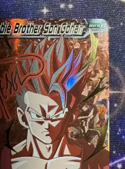Dragon Ball Super Card Dependable Brother Son Gohan #BT7-006 SPR-S Near Mint - Image 3