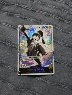 One Piece TCG ST29-001 Alt Art Leader Card Monkey.D.Luffy Bandai FAST Ship - Image 1