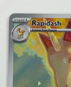 2025 Pokemon TCG Rapidash 189/182 Destined Rivals Full Art Illustration Card - Image 5