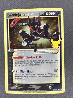 Greninja Gold Star SWSH144 New & Sealed Promo Pokemon Card Celebrations - Image 1