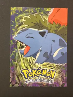 1999 Topps Pokemon Card TV Animation Edition #02 Ivysaur E2 of 12 Blue Logo - Image 1