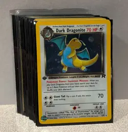 1999 (8) Pokemon Card Lot - Dark , First edition, Team rocket - Image 1