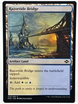 Razortide Bridge NM* Modern Horizons 2 ENGLISH 252/303 mtg -UnltdCards - Image 1
